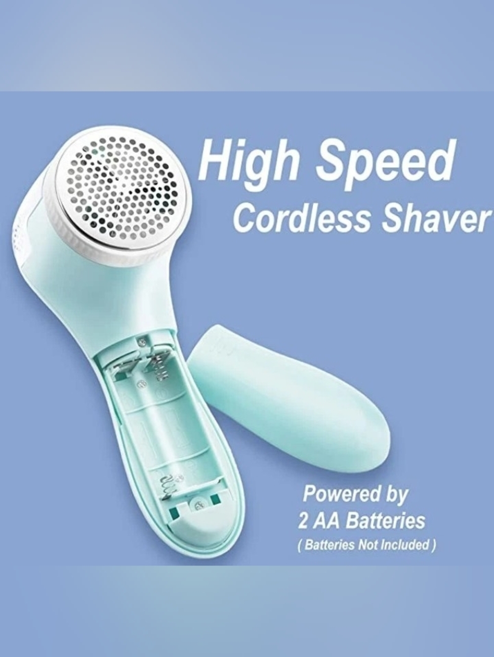 Brand New Hand Held Lint Remover In Light Aqua Blue - Picture 5 of 5